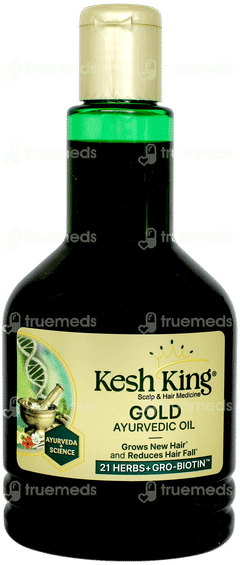 Kesh King Gold New & Improved Ayurvedic Oil 200ml +100 ML Free
