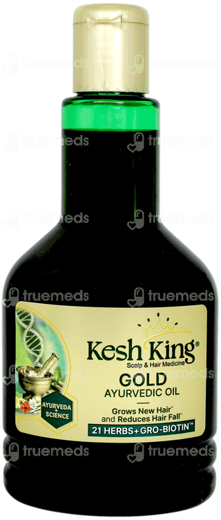 Kesh King Gold New & Improved Ayurvedic Oil 200ml +100 ML Free