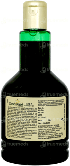 Kesh King Gold New & Improved Ayurvedic Oil 200ml +100 ML Free