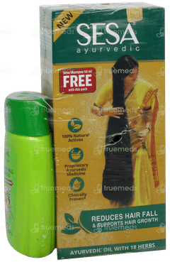 Sesa New Ayurvedic Oil 90ml With Shampoo 50ml Free