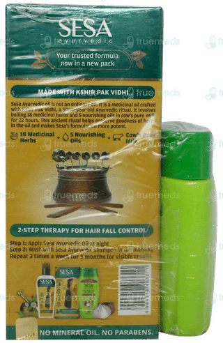 Sesa New Ayurvedic Oil 90ml With Shampoo 50ml Free
