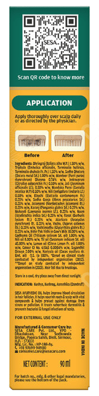 Sesa New Ayurvedic Hair Oil 90Ml