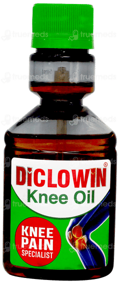 Diclowin Knee Oil 60ml With Free Diclowin Active Roll On 10ml