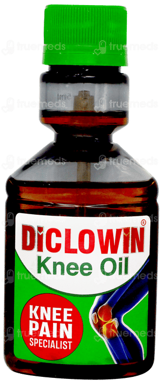 Diclowin Knee Oil 60ml With Free Diclowin Active Roll On 10ml