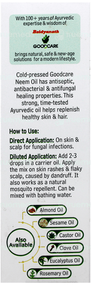 Baidyanath Goodcare Cold Pressed Neem Oil 50Ml