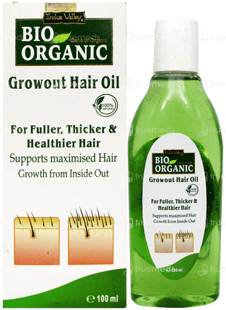 Indus Valley Bio Organic Growout Hair Oil 100Ml