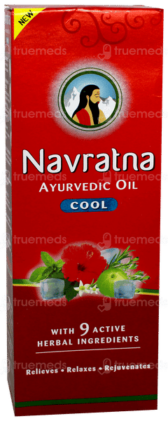 Navratna New Ayurvedic Cool Hair Oil 300Ml