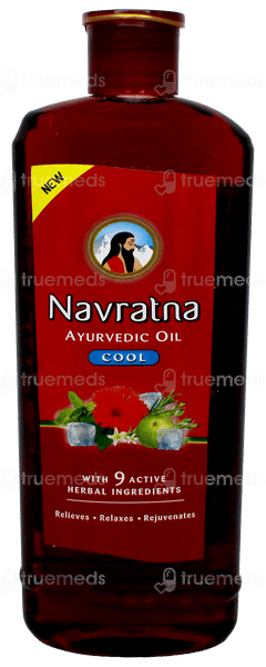 Navratna New Ayurvedic Cool Hair Oil 300Ml