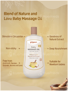 Pigeon 0+ Months Baby Massage Oil 200Ml