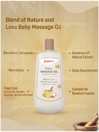 Pigeon 0+ Months Baby Massage Oil 200Ml