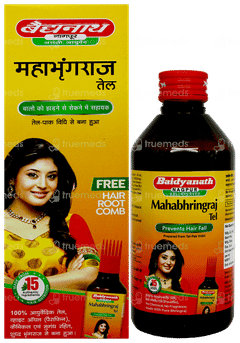 Baidyanath Mahabhringraj Tel 200Ml With Hair Root Comb Free