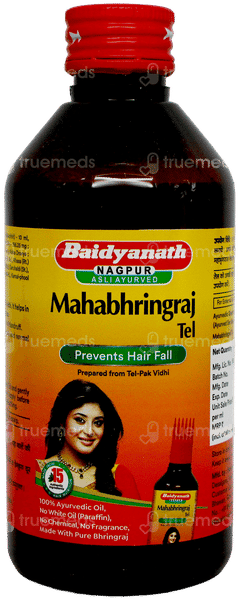 Baidyanath Mahabhringraj Tel 200Ml With Hair Root Comb Free