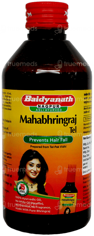 Baidyanath Mahabhringraj Tel 200Ml With Hair Root Comb Free