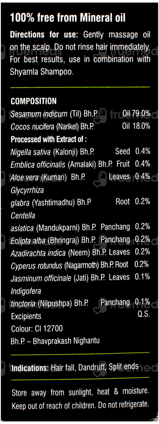 Shyamla New Improved Oil 100Ml