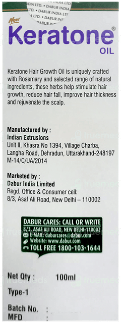 Dabur Keratone New Oil 100Ml