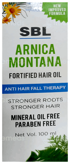 Sbl Arnica Montana New Improved Fortified Hair Oil 100Ml