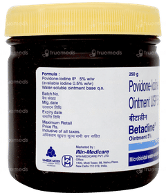 Betadine 5% Ointment 250gm Betadine 5% Ointment 250gm