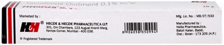 Hhmus 0.1% Ointment 10gm