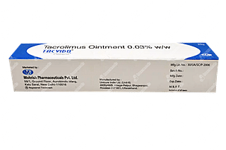 Tacvido 0.03 % Ointment 20 GM