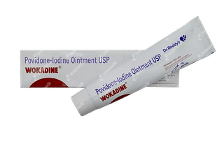 Wokadine 10 % Ointment 15 GM