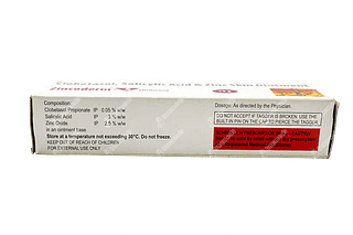 Zincoderm S 0.05/3 % Ointment 15 GM