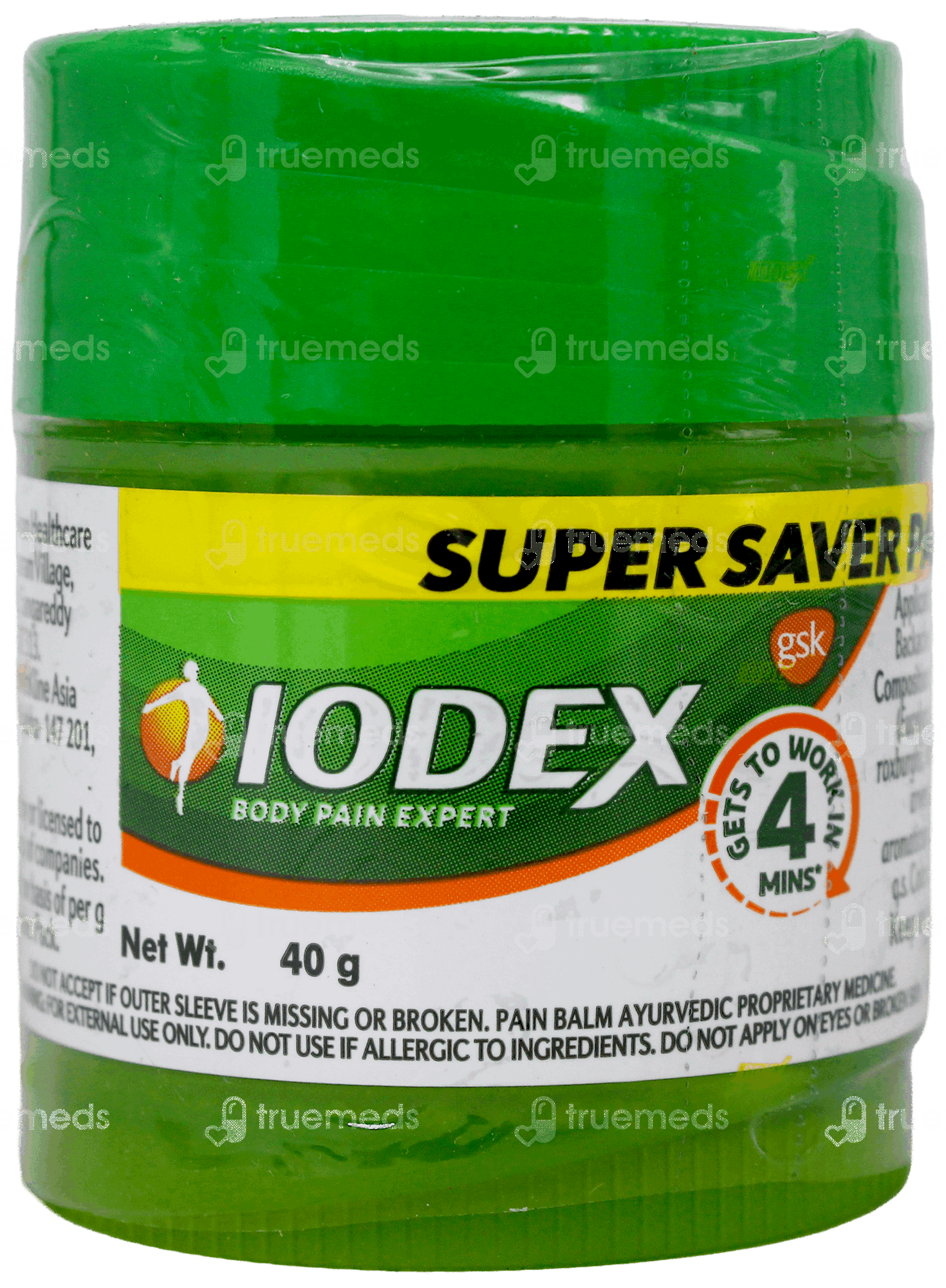 Iodex Balm 40Gm