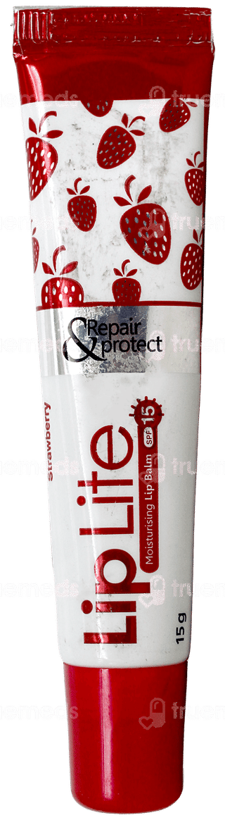 Lip Lite Spf 15 Strawberry Moisturising Lip Balm 15Gm