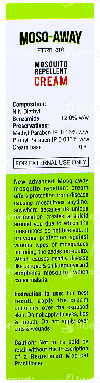 Mosq Away Mosquito Repellent Cream 50gm