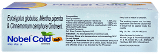 Nobel Cold Rub Ointment 20gm