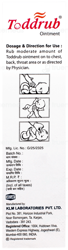 Toddrub Ointment 40gm