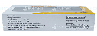 Tacrolius 0.03 Ointment 10gm