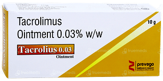 Tacrolius 0.03 Ointment 10gm