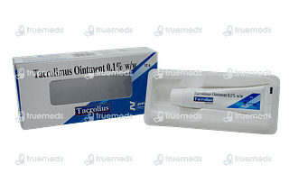 Tacrolius 0.1%  Ointment 10 GM