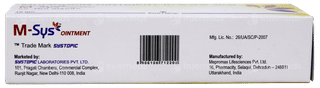 M Sys Ointment 10Gm