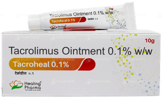Tacroheal 0.1% Ointment 10Gm