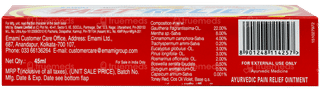 Zandu Fast Relief Ointment 45Ml