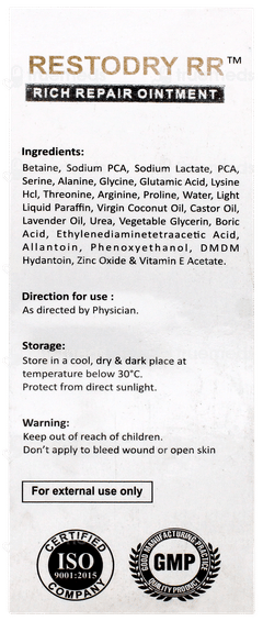 Restodry Rr Rich Repair Ointment 50gm
