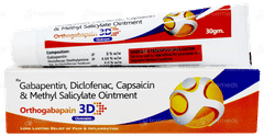 Orthogabapain 3d Ointment 30gm