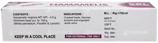 Sbl Hamamelis Ointment 25gm