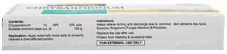 Baksons Chrysarobinum Ointment 25Gm