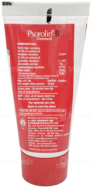 Psorolin B Ointment 35Gm