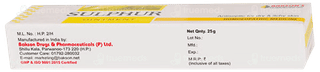 Baksons Sulphur Ointment 25Gm