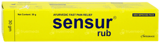 Sensur Fast Pain Relief Rub 30gm