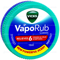 Vicks Vaporub Classic New Powerful Scent 10ml