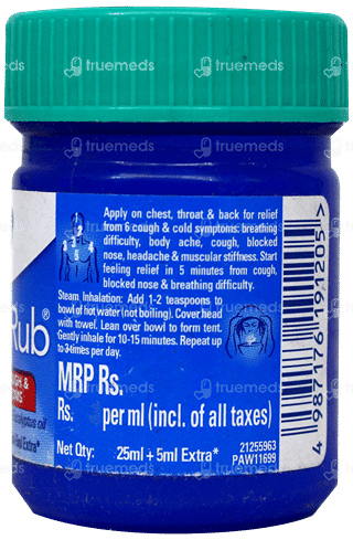 Vicks Vaporub 25Ml+5Ml Extra