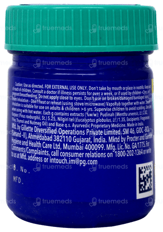 Vicks Vaporub Classic New Powerful Scent 25ml