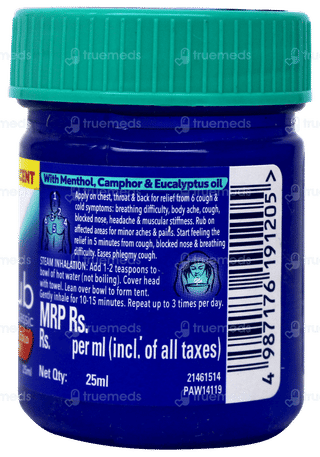 Vicks Vaporub Classic New Powerful Scent 25ml