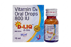 D Liq 800 IU Oral Drops 15 ML