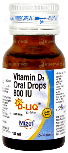 D Liq Oral Drops 15ml