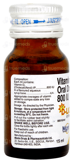 D Liq Oral Drops 15ml